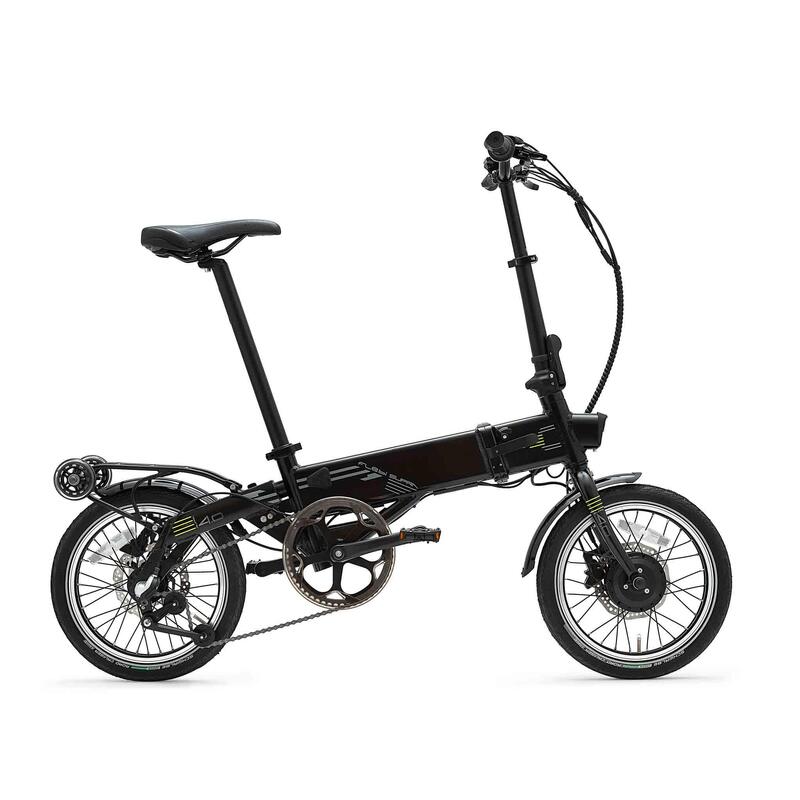 City-Elektrofahrrad Supra 4.0 Black lime | 16-Zoll-Räder | Batterie 10.4Ah