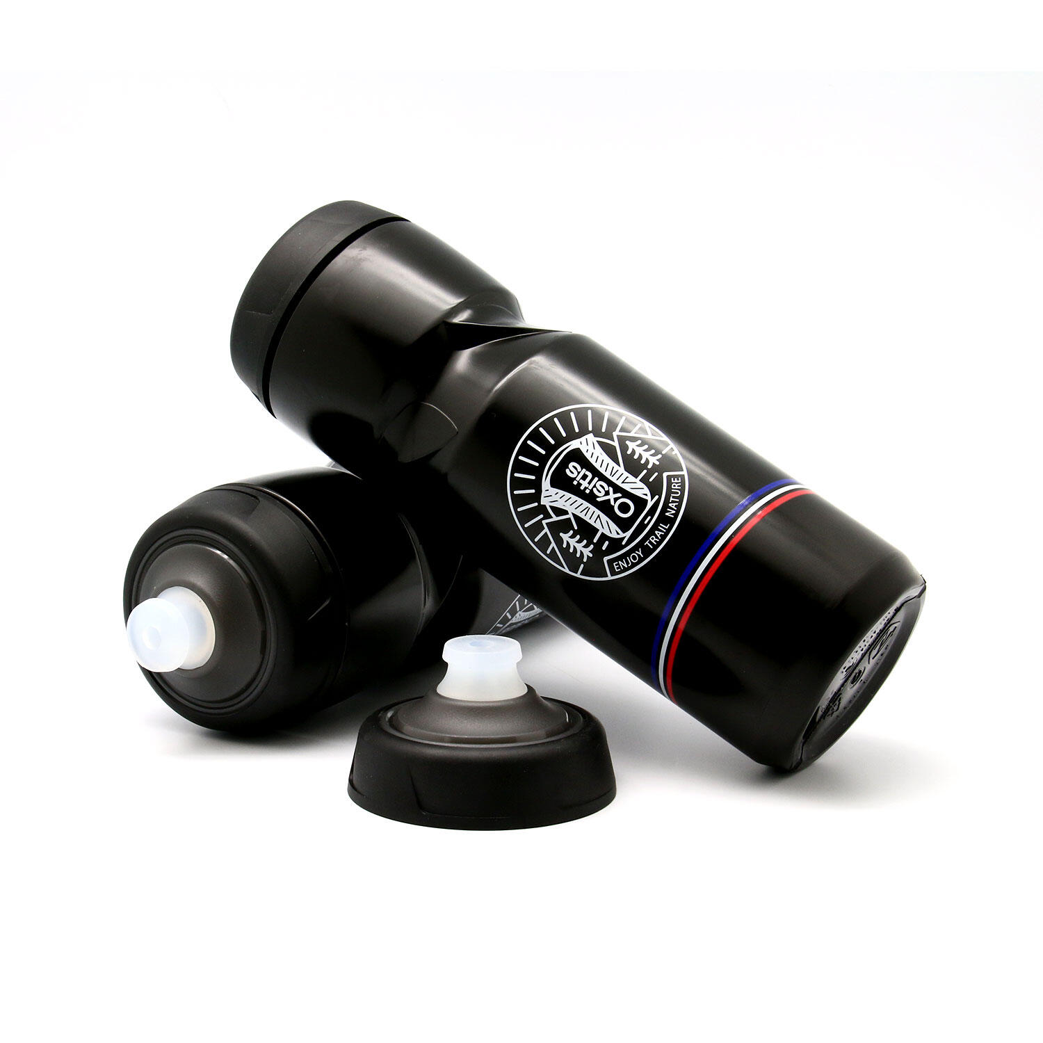 Bidon d'hydratation 800ml pro - Noir avec valve anti-fuite 3/3