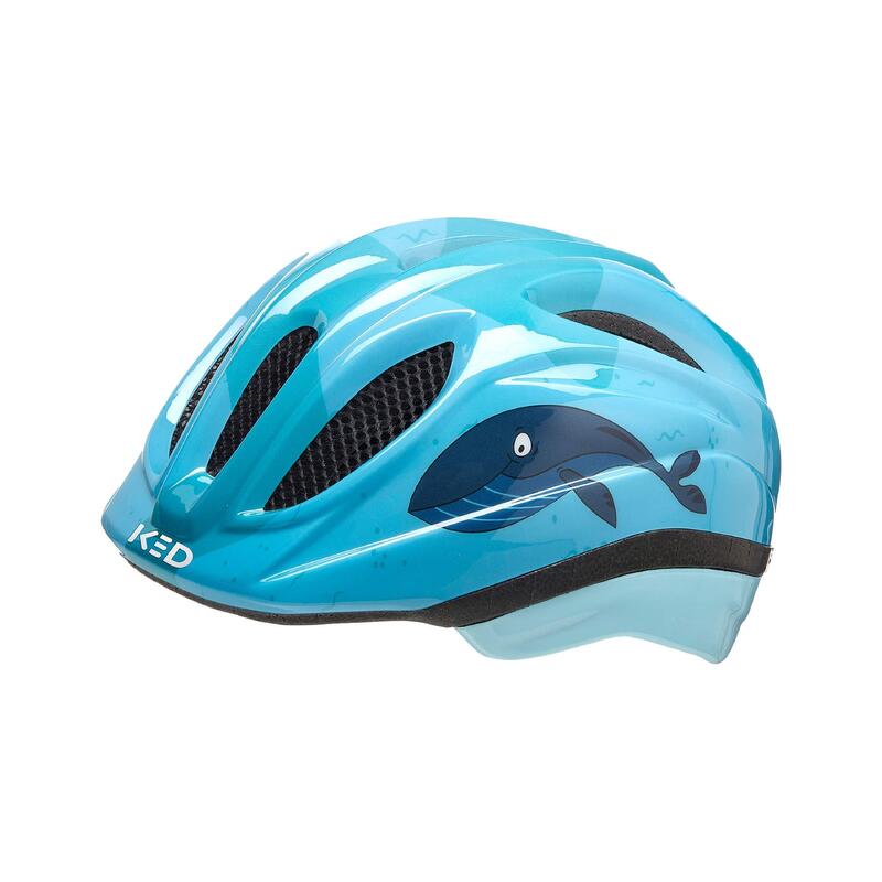 KED Casco per bambini MEGGY II TREND, WHALE GLOSSY