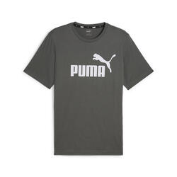 Camiseta Essentials Logo Hombre PUMA Mineral Gray