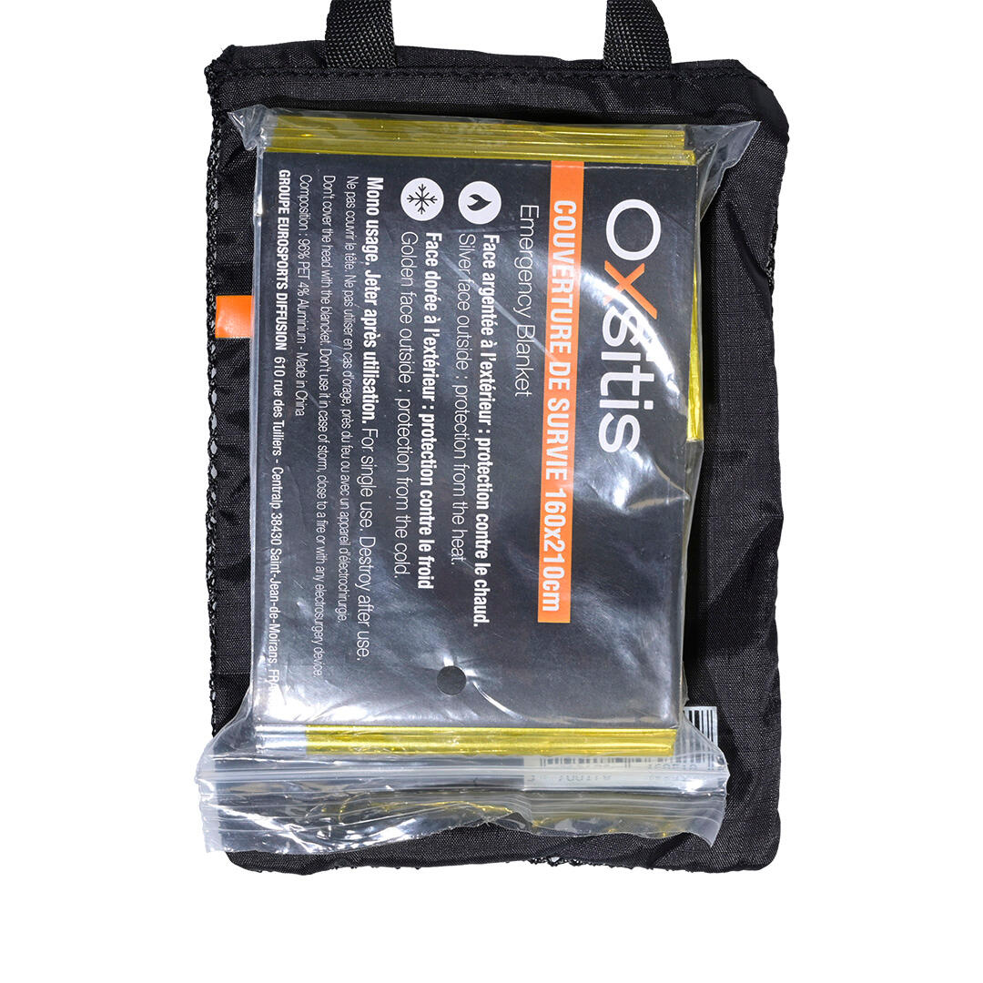 Kit de Survie - sifflet, couverture de survie, cup et pochette 3/4