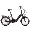 Vouw e-bike, Compact Premium Plus, midmotor, Nexus 7, zwart