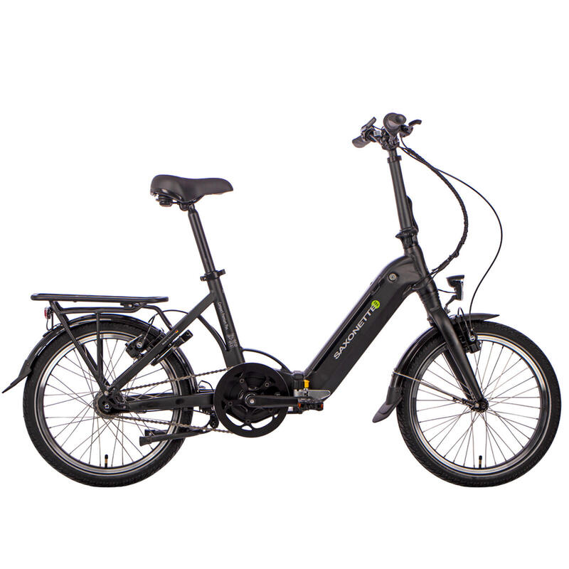 Vélo pliant électrique, Compact Premium Plus, moteur central, Nxs 7, noir