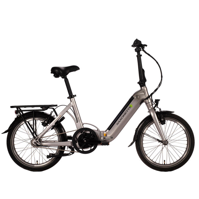 Vélo pliant électrique, Compact Premium Plus, moteur central, Nxs 7, argent