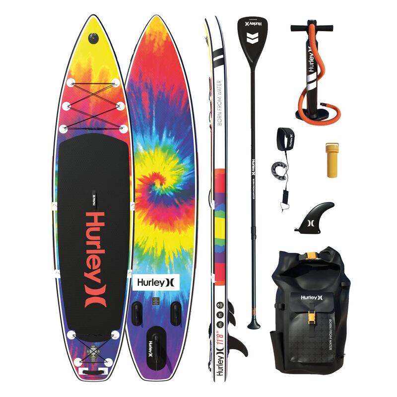 Hurley ApexTour Freedom 11'8" opblaasbaar paddleboardpakket