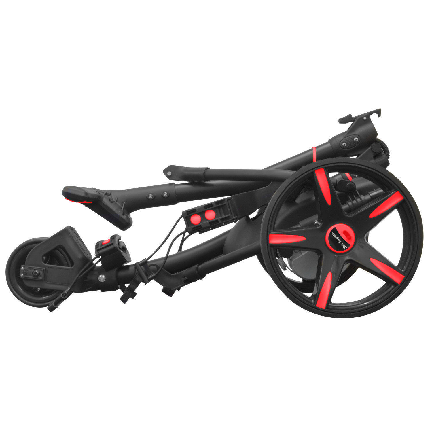 Ben Sayers 18-Hole Lithium Battery Trolley - Black/Red 2/7