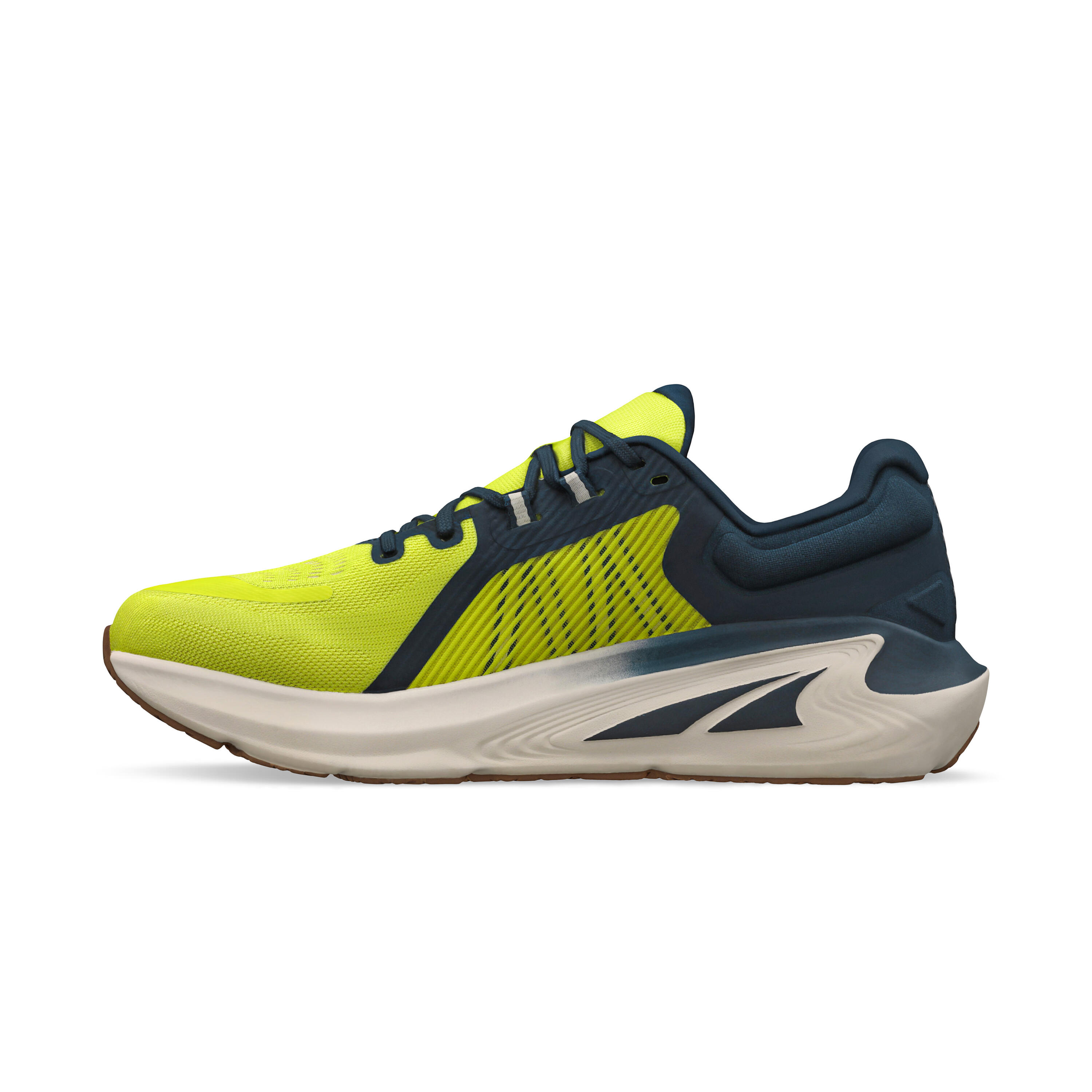 Altra Paradigm 7 Mens Running Shoes Yellow 3/4