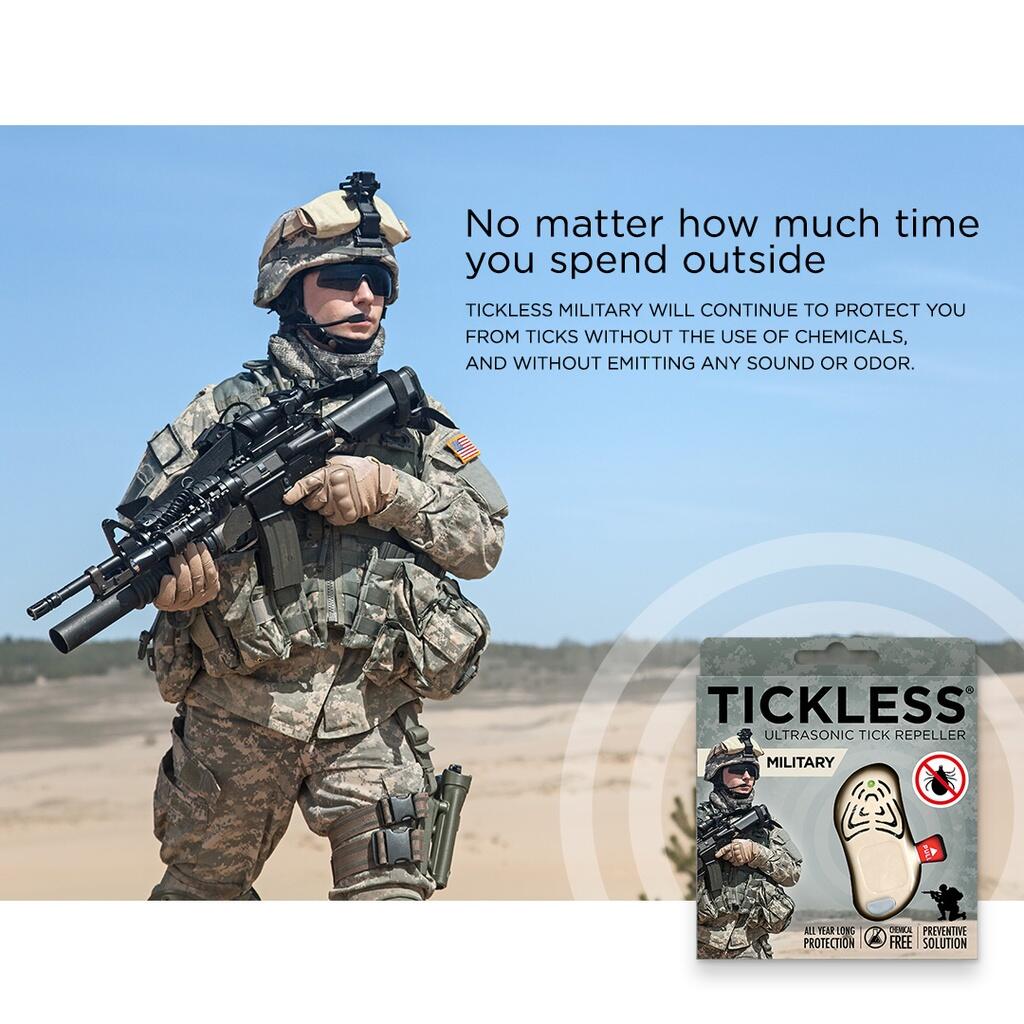 Kullancsriasztó Military, bézs - Tickless 3/3