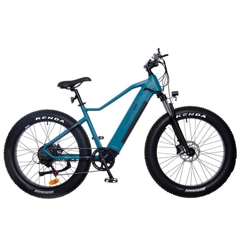 Vélo Électrique YEEP.ME HOLIDAY Bleu 26’’ Fatbike 48V Batt 643Wh Freins Hydrau