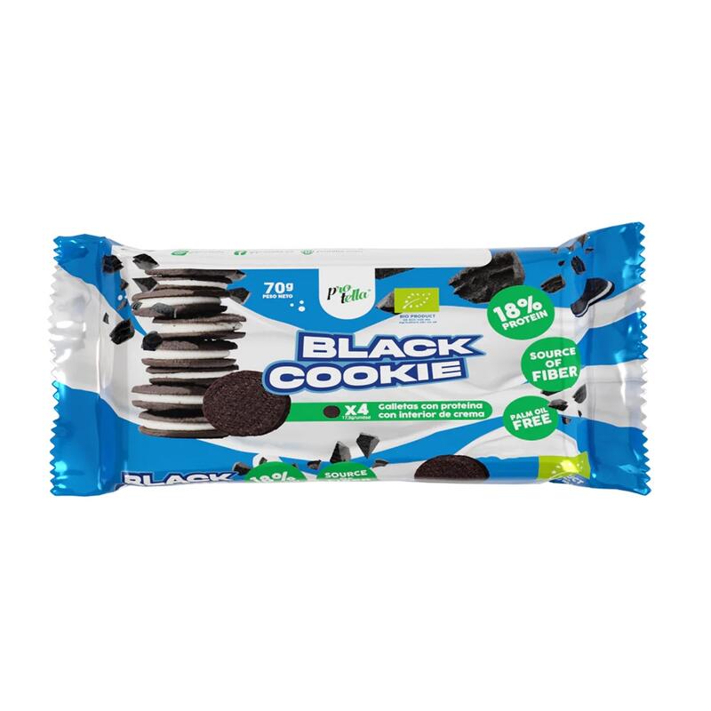 Galleta Proteica Snacks Black Cookies 70g Protella