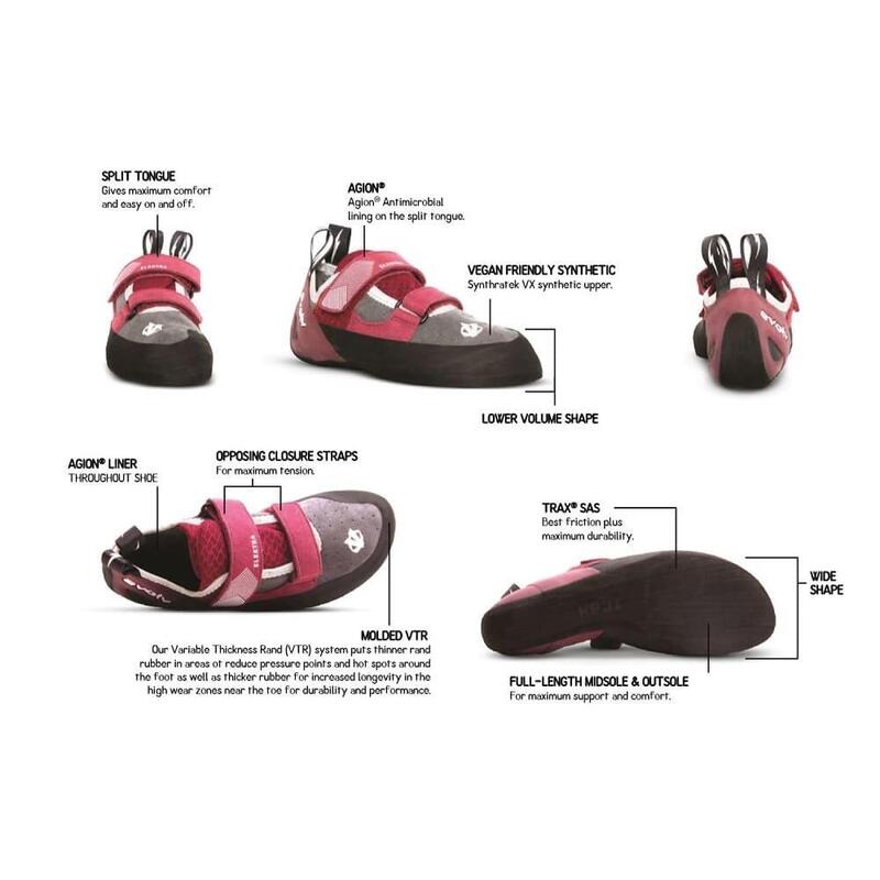 Elektra Women's Climbing Shoes - Pink