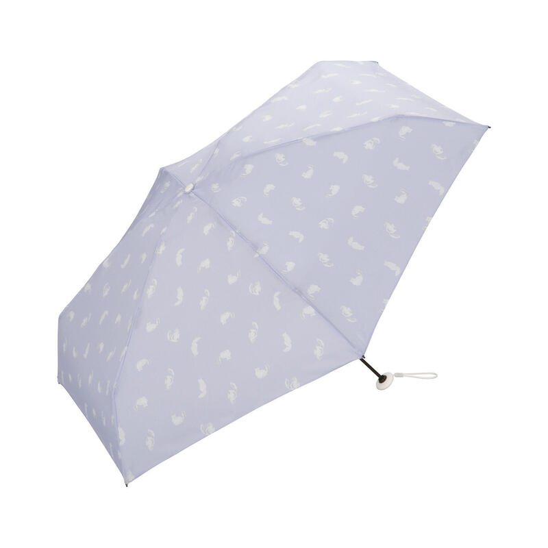 Pocket Size Foldable Umbrella - Cat Purple
