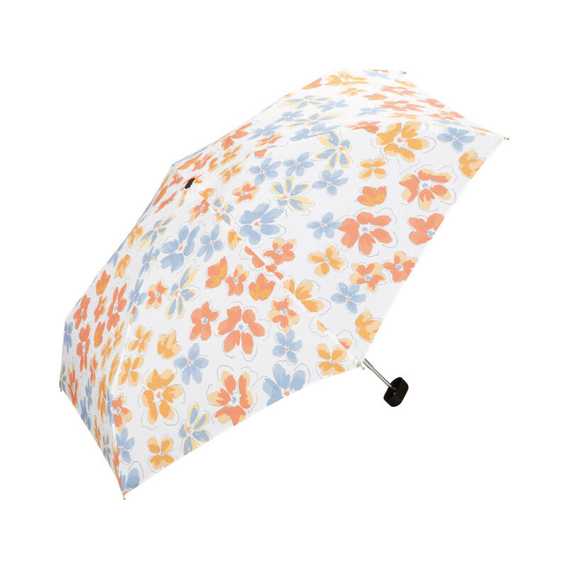 Blush & Bloom Mini Foldable Umbrella - Orange