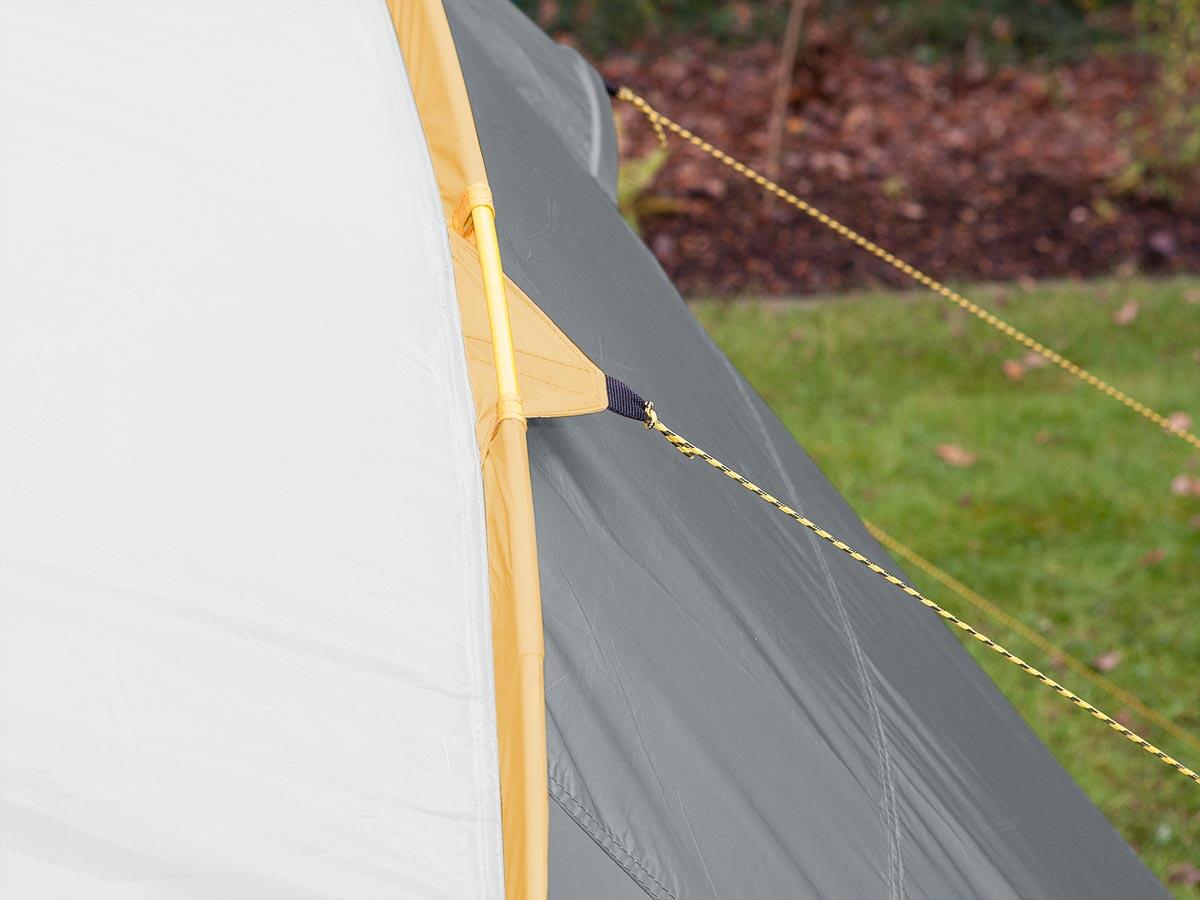 Koepeltent Daytona 6 persoons tent – Muggengaas – Familietent - 3 slaapcabines 5/7