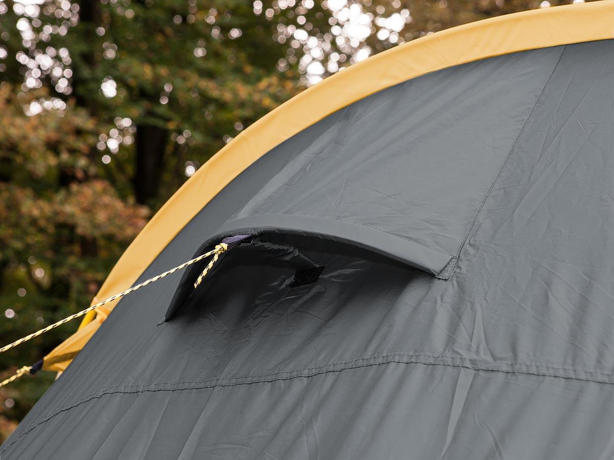 Koepeltent Daytona 6 persoons tent – Muggengaas – Familietent - 3 slaapcabines 7/7