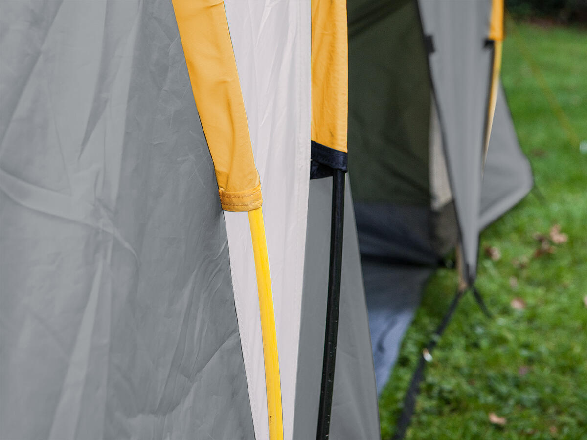Koepeltent Daytona 6 persoons tent – Muggengaas – Familietent - 3 slaapcabines 6/7
