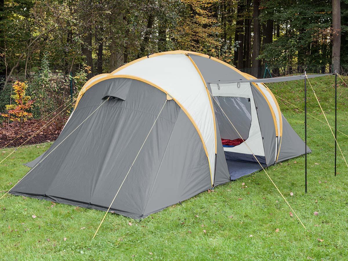 Koepeltent Daytona 6 persoons tent – Muggengaas – Familietent - 3 slaapcabines 2/7