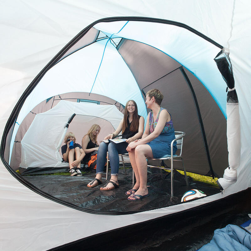 Namiot kempingowy kopułowy Hammerfest 6, 6-osobowy, 2 sypialnie