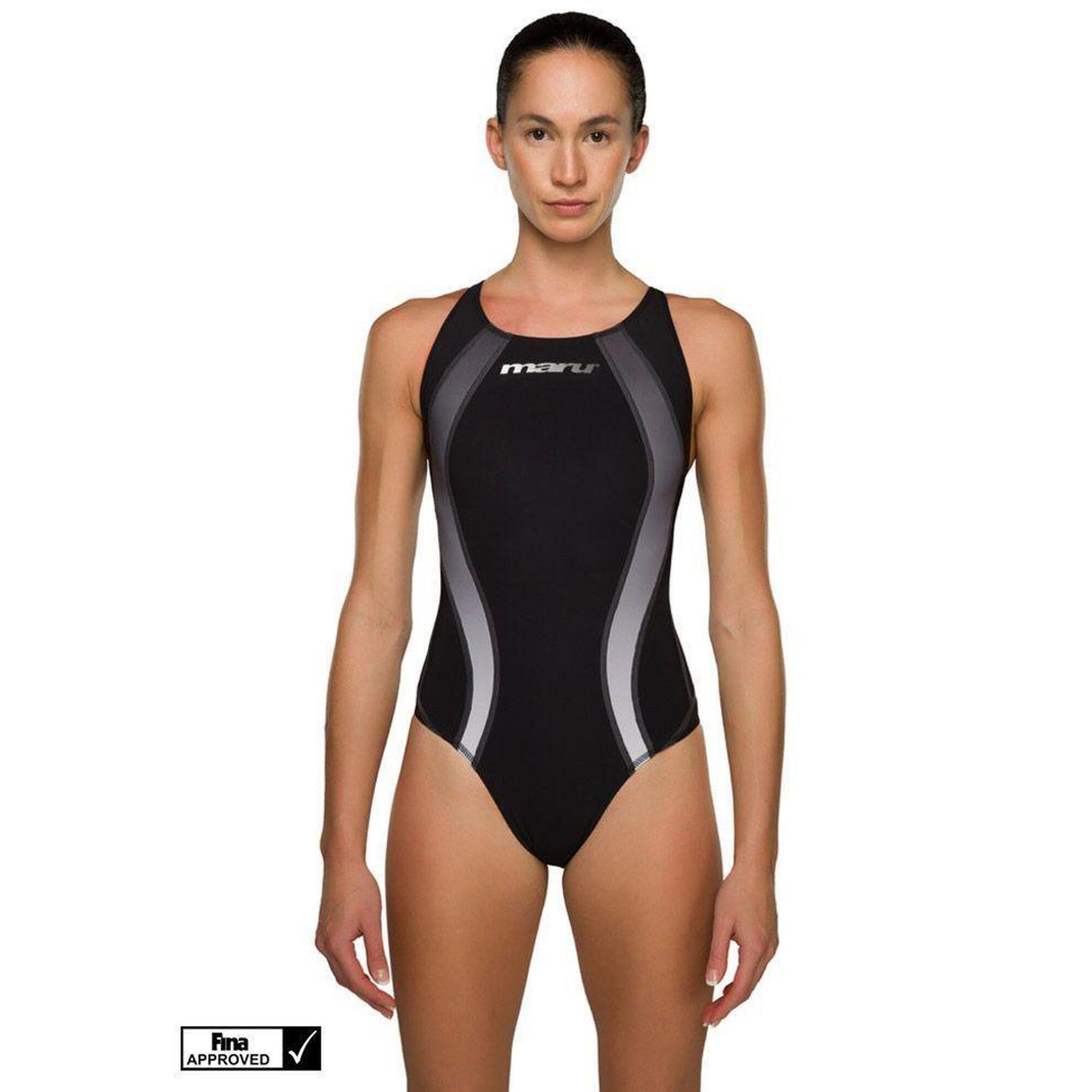 FP7101 (FINA approved) Pulse Swimsuit - Black