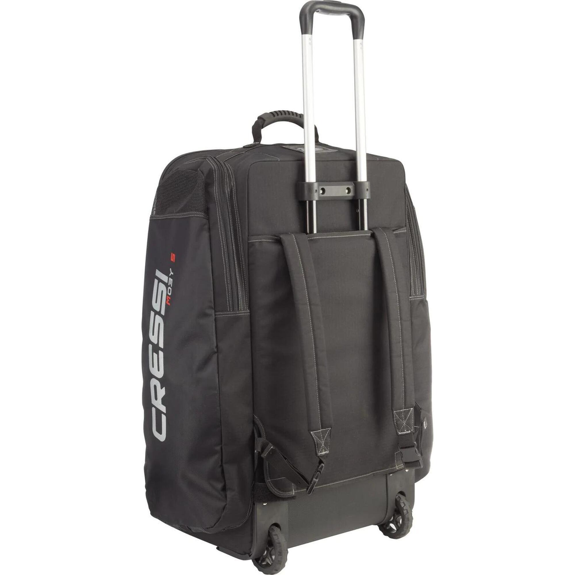 Moby 5 Trolley Wheeled Bag & Backpack 115L - Black