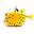 Octopus Holder - Yellow (Boxfish)