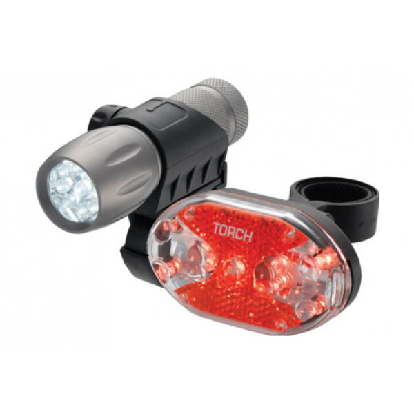 Éclairage Torch Light Set-High Beamer Tactical 9+Tail Bright 9X