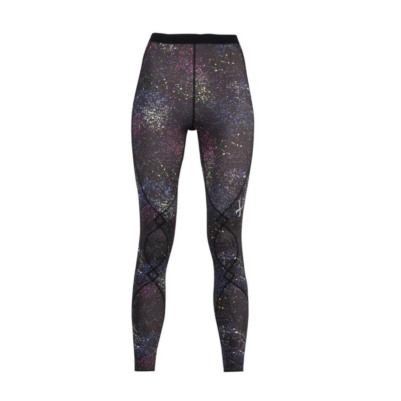 HXY499 Women’s Sports Tights - Firework Pattern