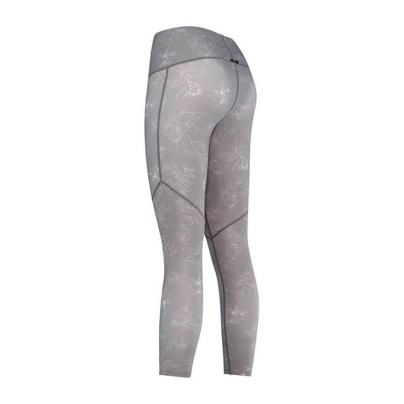 VCY139 Women's Sports Tights - Grey × Pink
