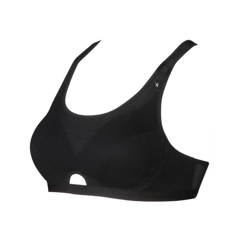 HTY007 Non Wire Medium Sport Bra - Black