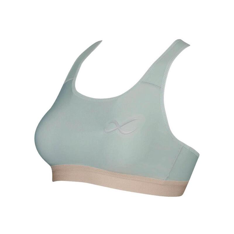 HTY020 Non Wire Medium Sport Bra - Grey