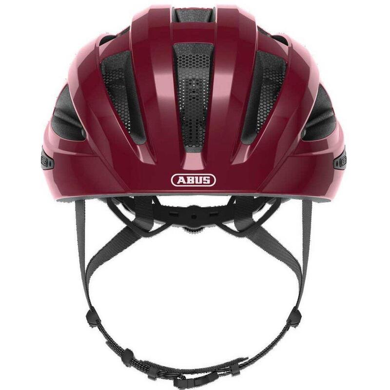 ABUS Casco da bici da corsa "Macator", rosso bordeaux