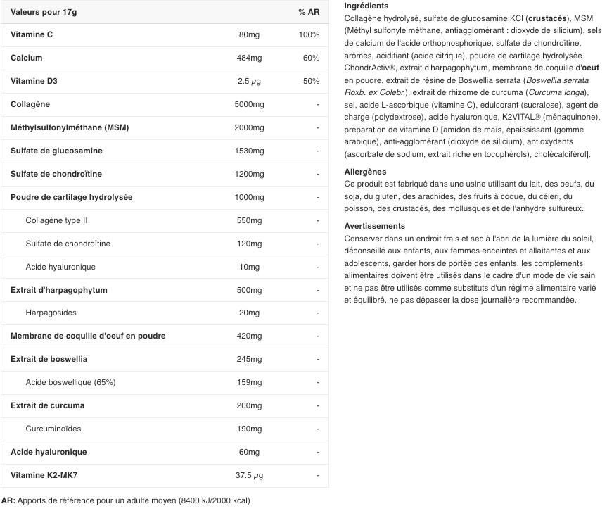 Complexe articulaire - Arthro Forte - Fruits Tropicaux 2/5