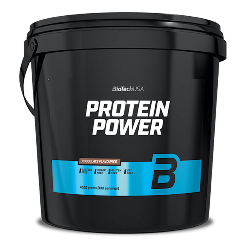 Proteineimer Biotech USA power - Chocolate - 4kg