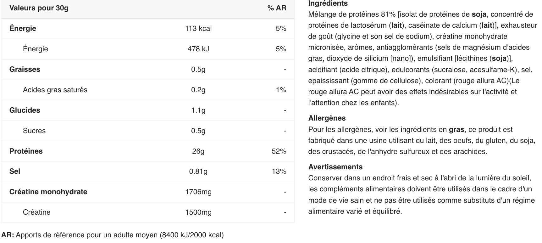 Protéine multi-sources - Protein Power - Fraise Banane 2/4