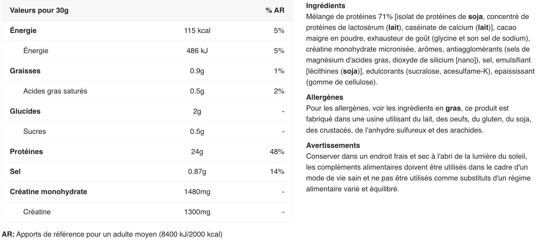 Wei-complex - Eiwit Power (1kg) - Chocolade 2/6
