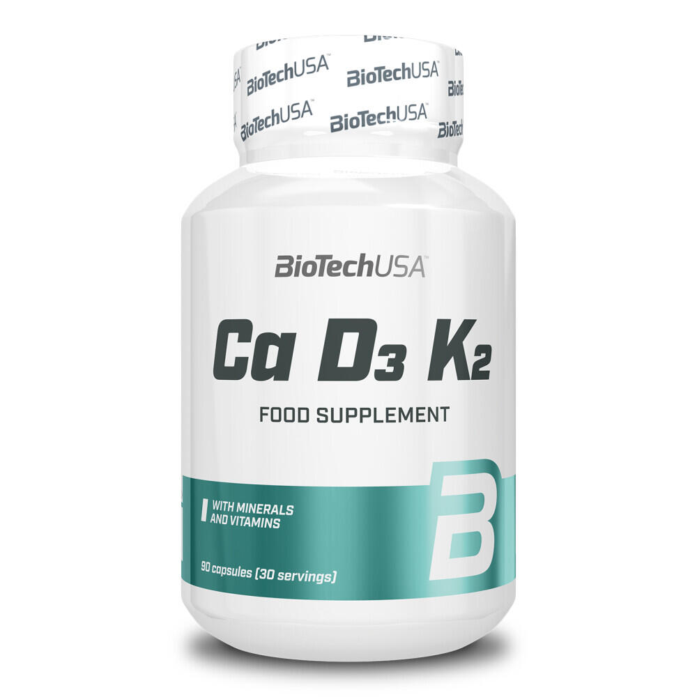Ca d3 k2 - 90 capsules de Biotech USA