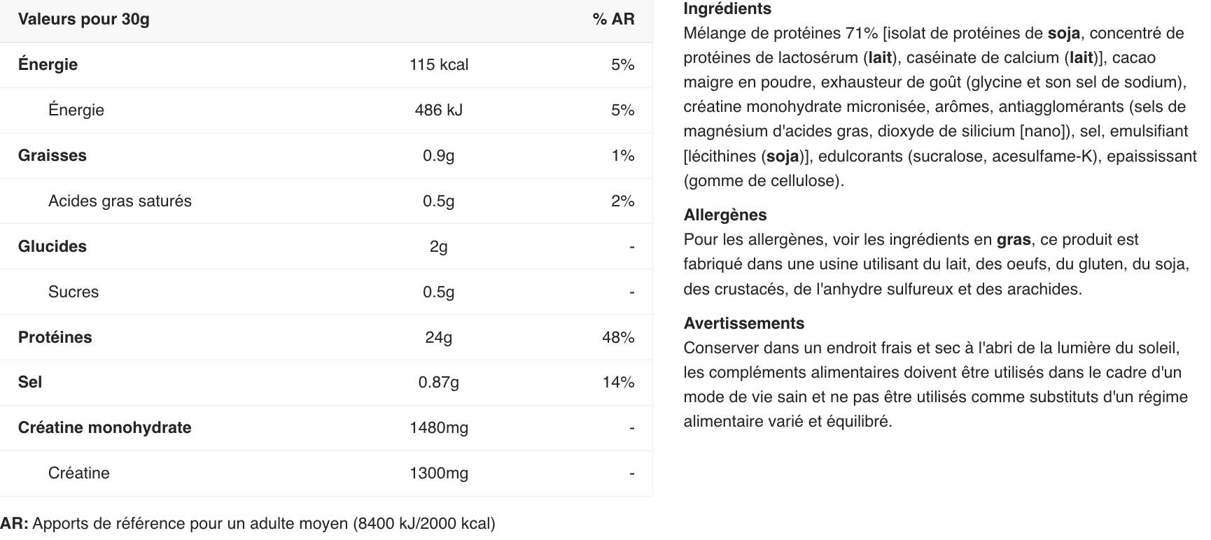 Protéine multi-sources - Protein Power - Chocolat 2/4