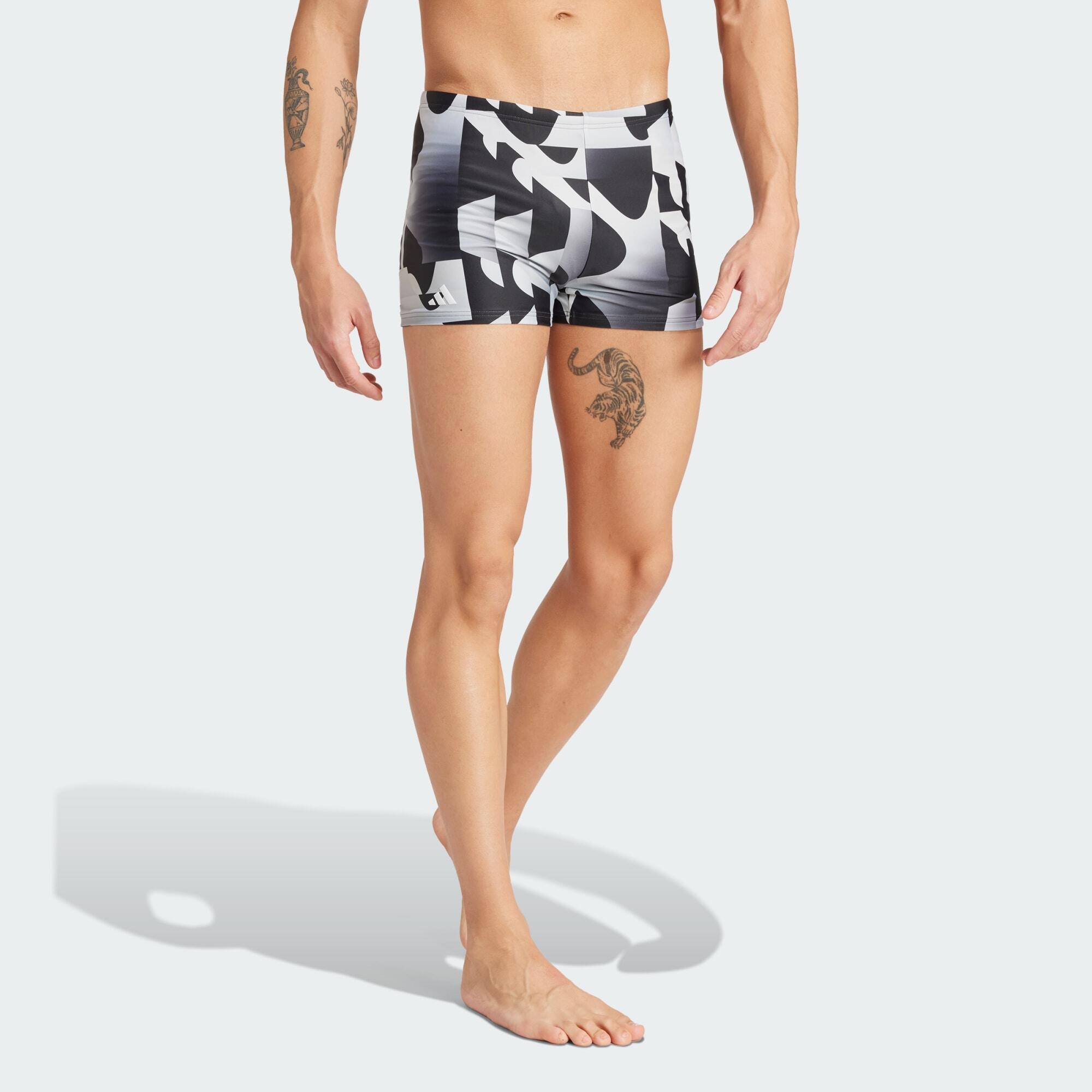 Allover Print Swim Boxers 1/5