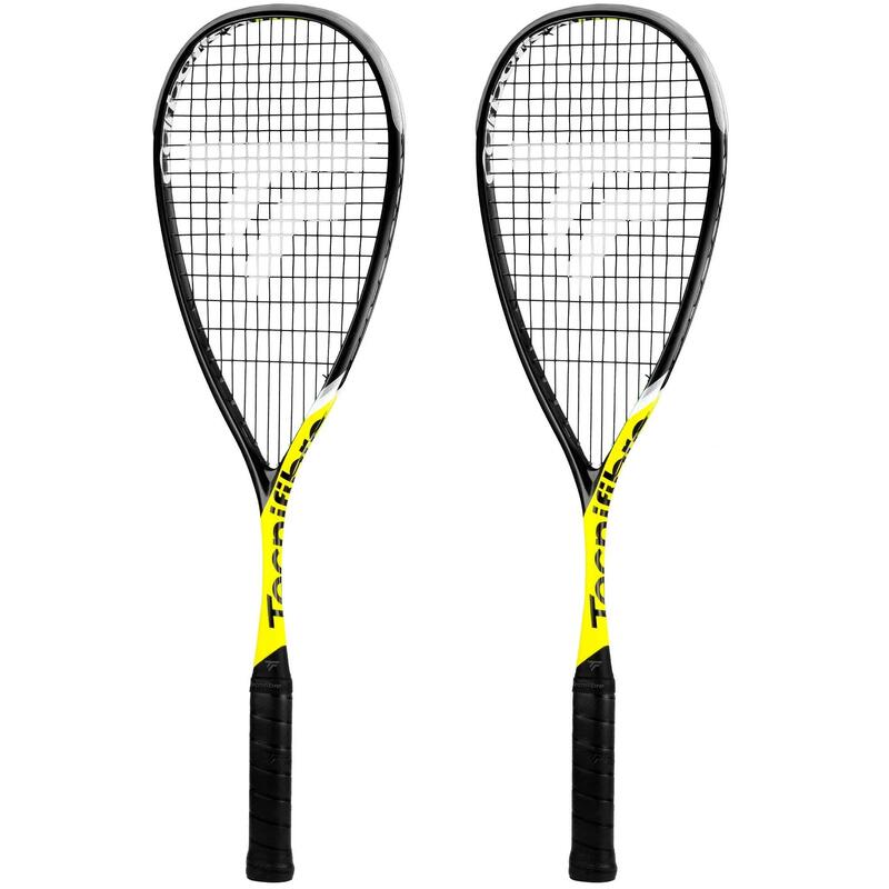 Heritage 2 125 Unisex Carbon Squash Twin Pack-Yellow