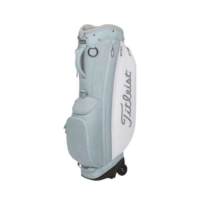 TB24CTWUWK-142 WOMEN'S URBAN WHEELED GOLF CART BAG - WHITE/GREEN