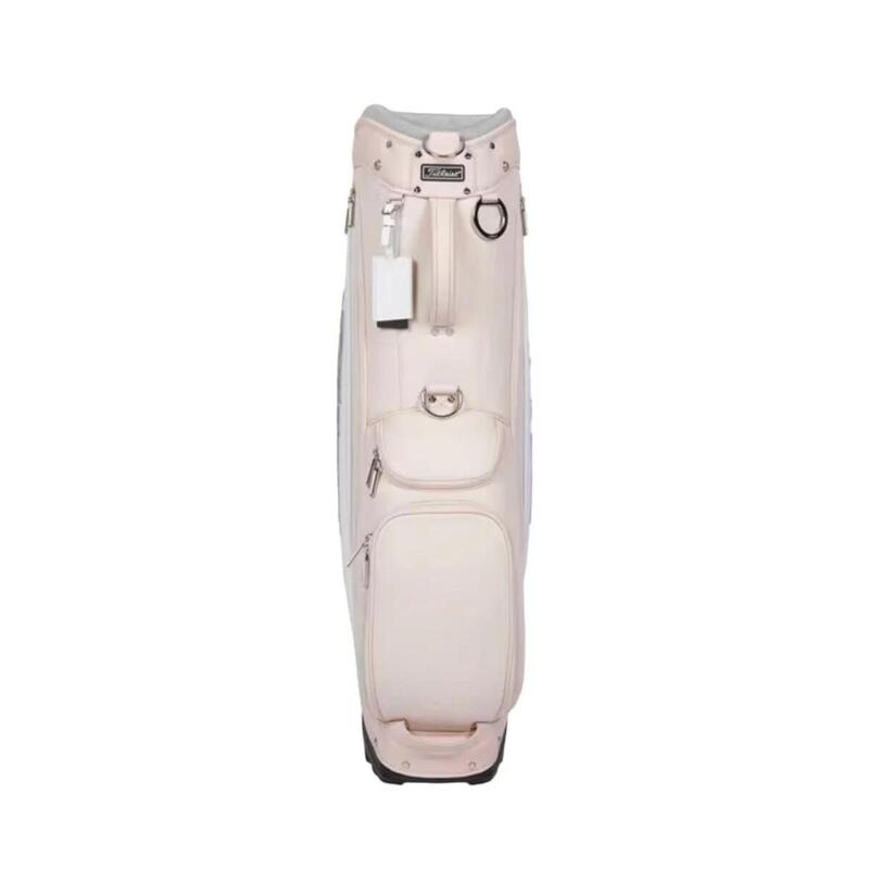 TB24CTWUWK-142 WOMEN'S URBAN WHEELED GOLF CART BAG - WHITE/PINK