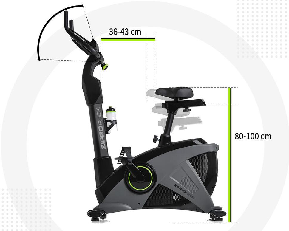 Rower stacjonarny Zipro Rook iConsole+ elektryczno-magnetyczny
