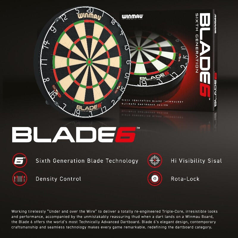 Cible de fléchettes Winmau Blade 6