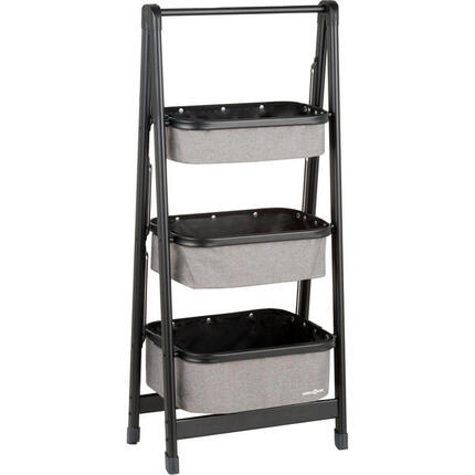 Faltschrank Latiga Camping Zelt Schrank Kleiderschrank Regal Faltbar Alu