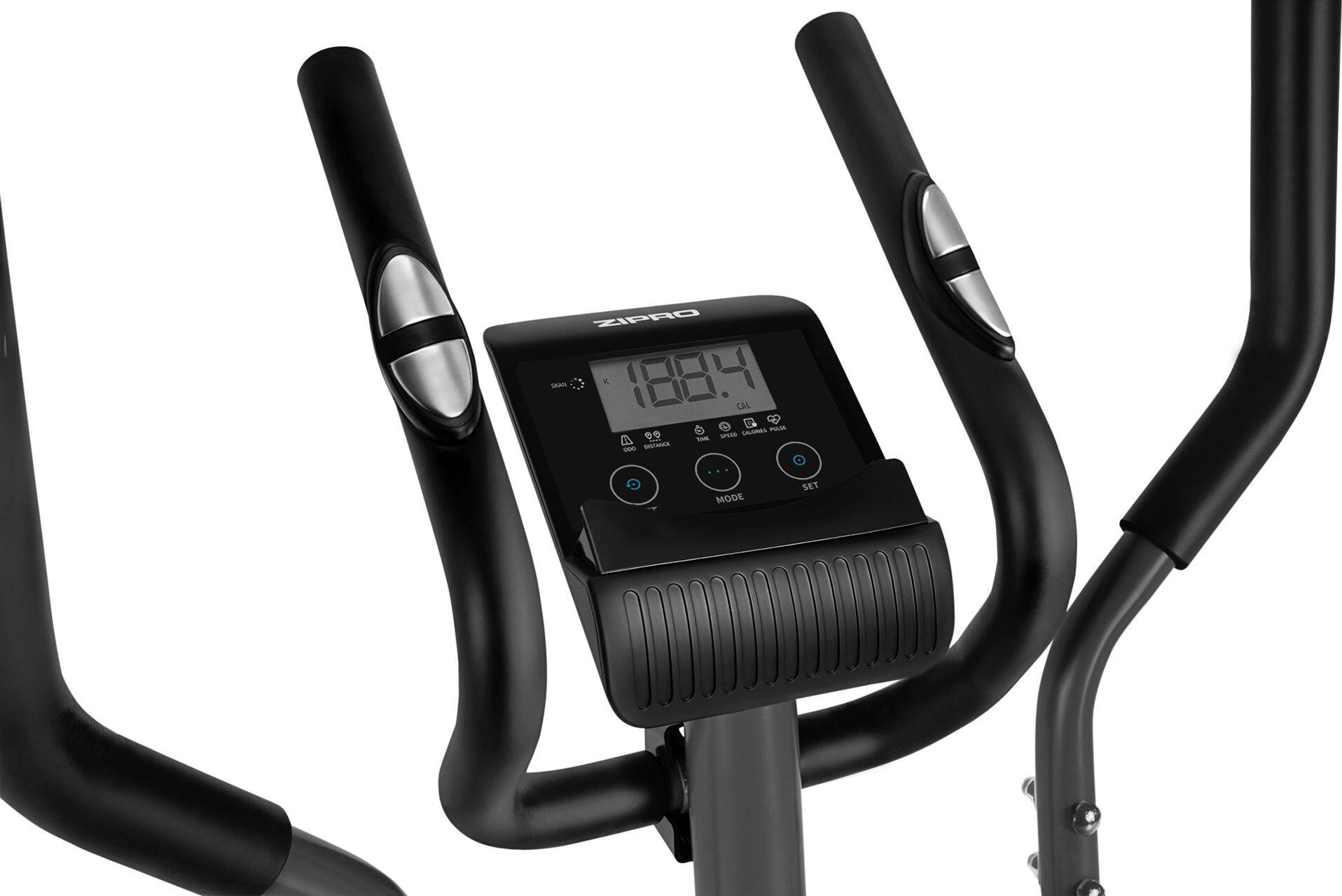 Crosstrainer Zipro Shox magnetisch 7 kg Schwungmasse 8 Widerstandsstufen 6/8