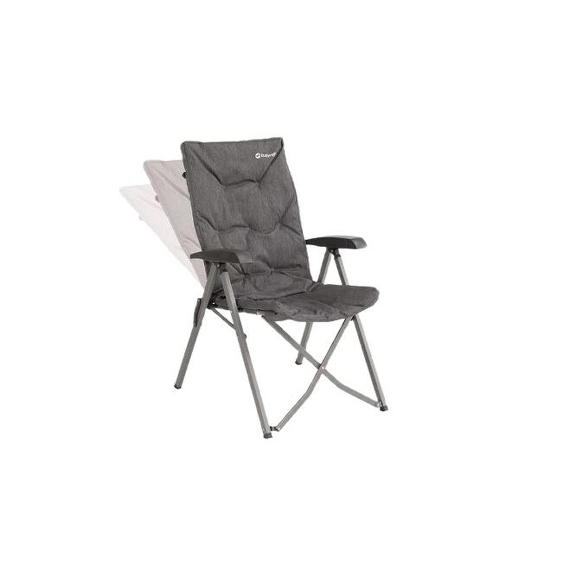 Outwell Chaise de camping pliable Yellowstone Lake Gris