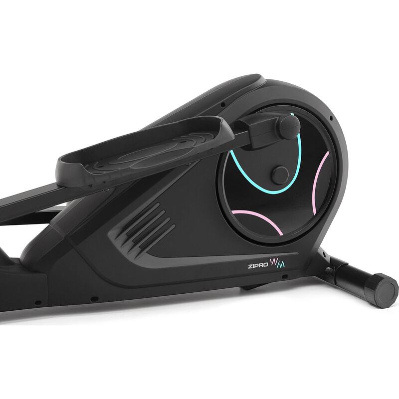 Vélo elliptique électromagnétique Zipro Heat WM connected et iConsole+ Kinomap