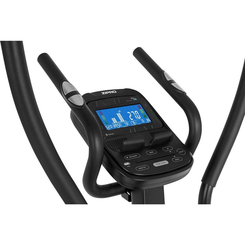 Bicicletta ellittica elettromagnetica Zipro Heat WM connessa iConsole+ Kinomap