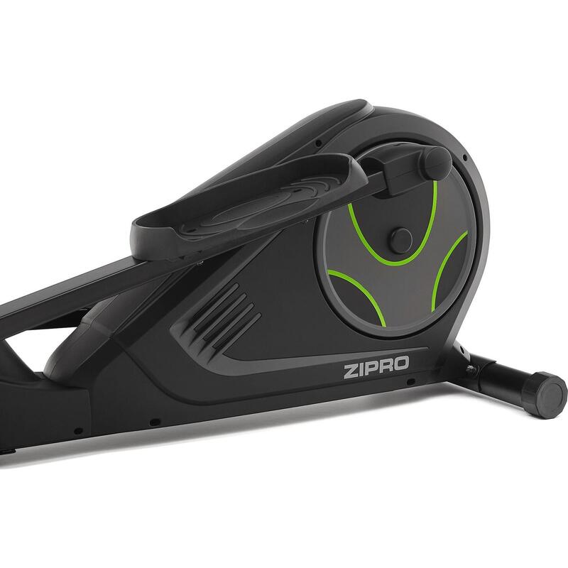 Vélo elliptique électromagnétique Zipro Heat connected et iConsole+ Kinomap