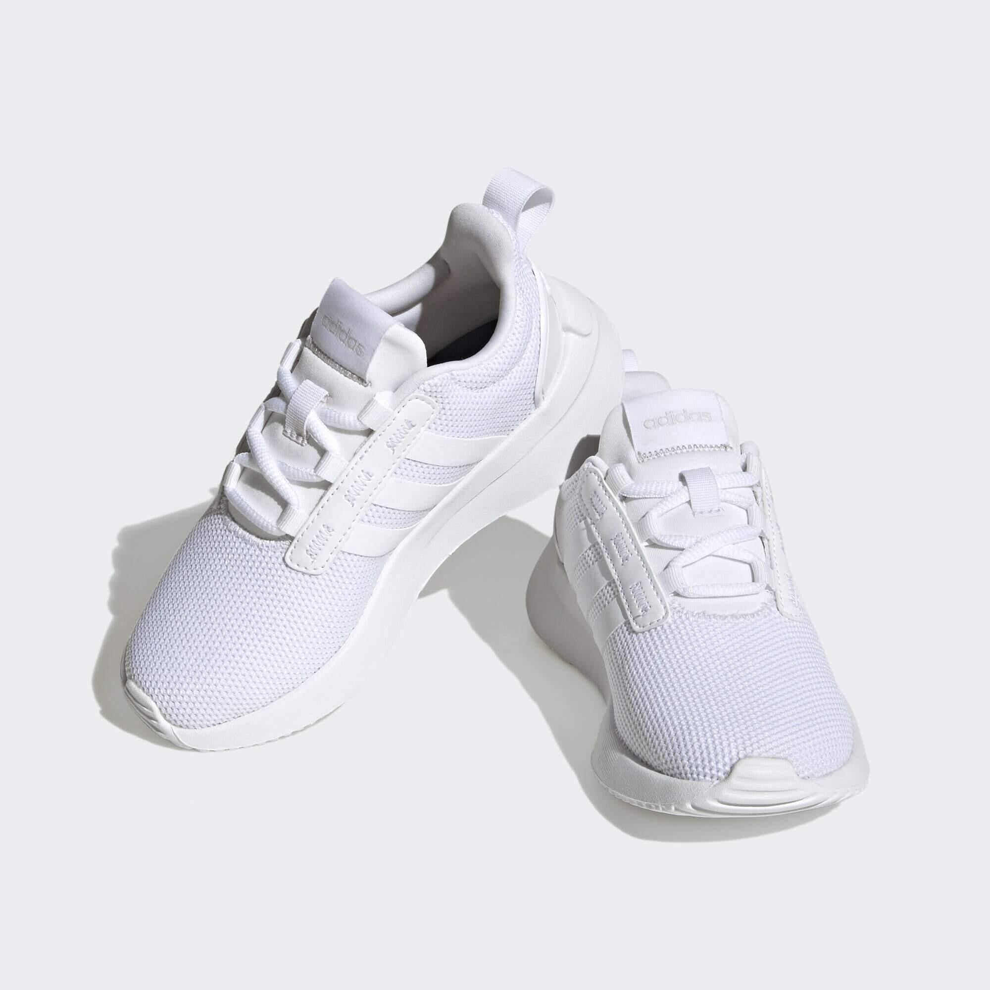 adidas xplorer white & black shoes